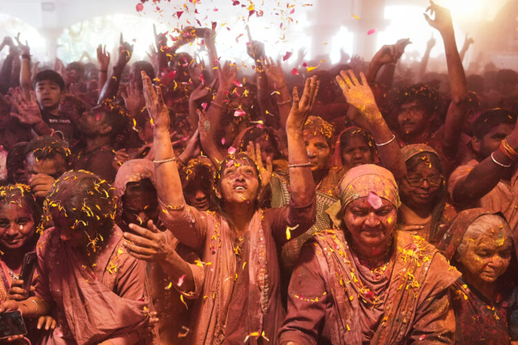 Millions of people celebrate Holi, the Hindu festival of colors